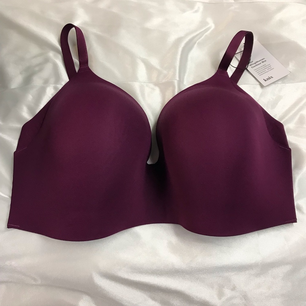 Knix WingWoman Contour Bra Berry Size 8+ 42E/DDD 40F 42F